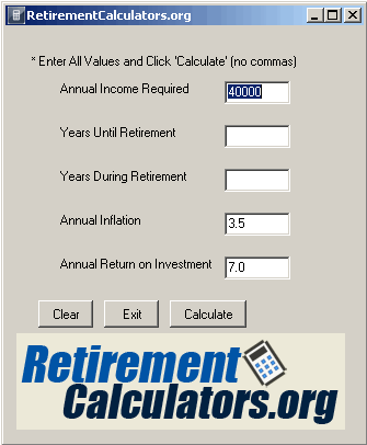 TopOveralls: retirement calculator - photos
