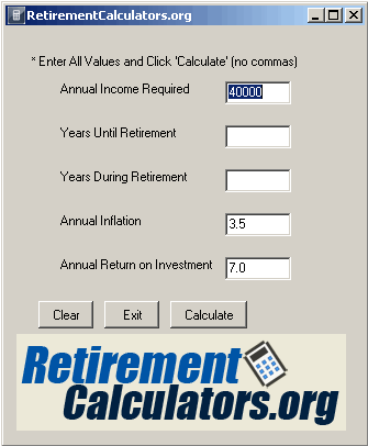 retirement calculator